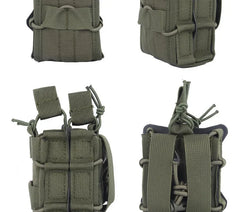 5.56/7.62 rifle double-layer large magazine Molle system double clip storage bag accessory bag hunting clothing accessories