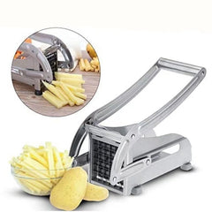 Multifunction Potato Cutter Stainless Steel Cut Fast Cutting With 2 Blades