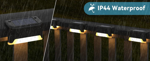 16-Pack Outdoor Solar Deck Lamp