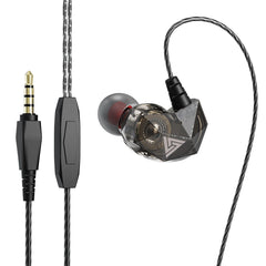 Original QKZ AK6 Copper Driver HiFi Wired Earphone Bass Stereo
