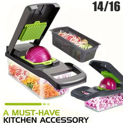 14/16pcs Multifunctional Vegetable Slicer Food Grade