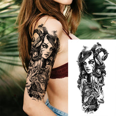 Full Arm Temporary Tattoo Sleeves for Men & Women – Realistic Fake Tattoos