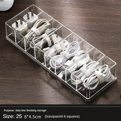 Transparent Cable Storage Box