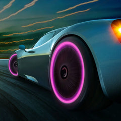 1-20PCS Glowing Tire Valve Stem Caps | Car Bike Wheel Decor