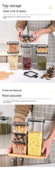 Transparent Food Storage Containers Kitchen  Plastic Storage Boxes Stackable
