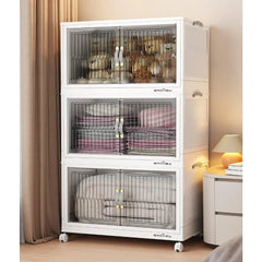 84Qt Stackable Storage Bins with Lid