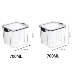 Airtight Transparent Food Storage Containers