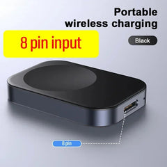 Smart Watch Wireless Charger Mini Type-C Male/Female Charge Pad for Apple Watch 10/9/8/7/6/5/4/3/2 Series SE Fast Charging Dock