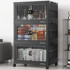 84Qt Stackable Storage Bins with Lid