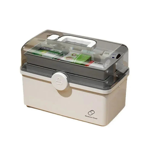 Large Capacity Multi-Layer Medicine Storage Box