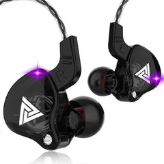 Original QKZ AK6 Copper Driver HiFi Wired Earphone Bass Stereo
