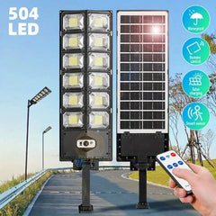 100000LM Ultra Powerful Solar Lamp With Remote Control Outdoor Solar