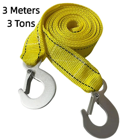 1 Pcs 3M/4M Car Tow Cable Heavy Duty 3Ton/5Ton Car Accessories
