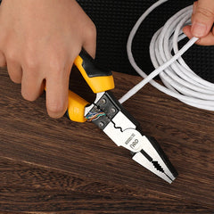 Deli Universal Wire Cutter & Combination Pliers – Professional Electrician Hand Tool
