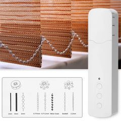 WiFi TM616EGWT Intelligent Pull Bead Curtain Motor Electric Curtain Motors phone APP Control Voice Control Quiet for Alexa  Home