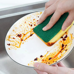 Highly absorbent double-sided sponge
