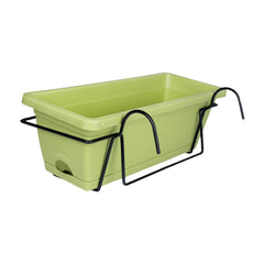 6L Hanging Balcony Railing Planter – Fence & Window Box Flower Pot