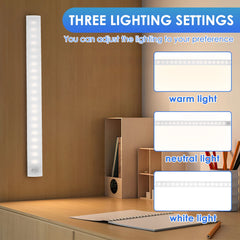 3PCS RV Step Lights – LED Cabinet & Stair Lights with Motion Sensor, USB Rechargeable, 3 Light Modes