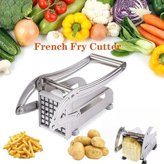 Multifunction Potato Cutter Stainless Steel Cut Fast Cutting With 2 Blades