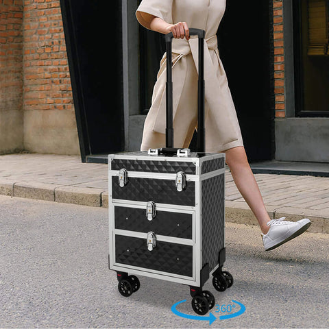 Professional Rolling Makeup Case