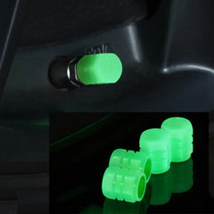 1-20PCS Glowing Tire Valve Stem Caps | Car Bike Wheel Decor