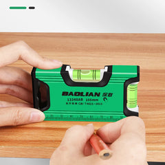 High Precision Magnetic Level Ruler – Multi-function Aluminum Spirit Bubble Gauge