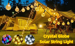 Solar Curtain Fairy Lights – Outdoor Waterproof String Light Garland