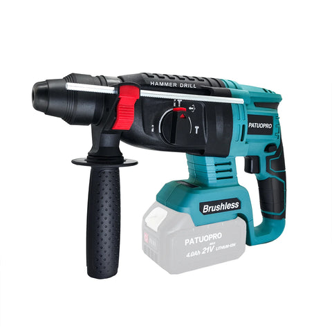 18V Brushless SDS Plus Rotary Hammer Drill – 4-Mode, Cordless (No Battery)