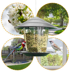 Hanging Bird Feeder (1/2/3PCS) – Squirrel Proof, Easy Fill
