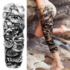 Full Arm Temporary Tattoo Sleeves for Men & Women – Realistic Fake Tattoos