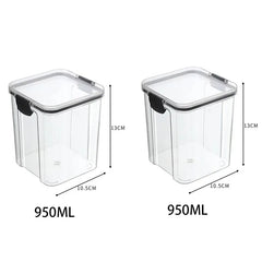 Airtight Transparent Food Storage Containers