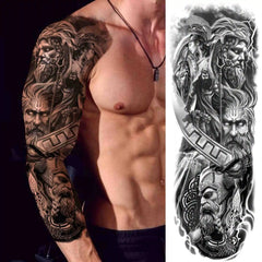 Full Arm Temporary Tattoo Sleeves for Men & Women – Realistic Fake Tattoos