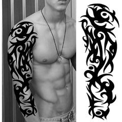 Full Arm Temporary Tattoo Sleeves for Men & Women – Realistic Fake Tattoos