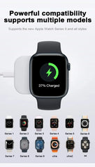 Smart Watch Wireless Charger Mini Type-C Male/Female Charge Pad for Apple Watch 10/9/8/7/6/5/4/3/2 Series SE Fast Charging Dock