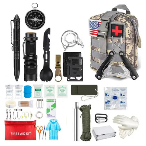 Tactical Survival First Aid Kit – Molle Emergency Trauma Bag