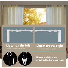 Smart Ceiling-Mounted Electric Curtain