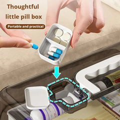 Large Capacity Multi-Layer Medicine Storage Box