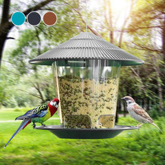 Window Wild Bird Feeder House – Transparent Plastic, Hanging
