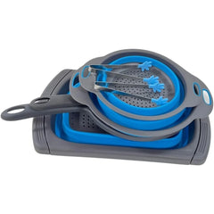 5-Pack Collapsible Silicone Colander Set