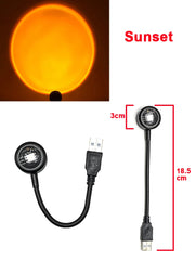 LED Sunset Lamp – Mood Projector & Nightlight