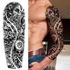Full Arm Temporary Tattoo Sleeves for Men & Women – Realistic Fake Tattoos