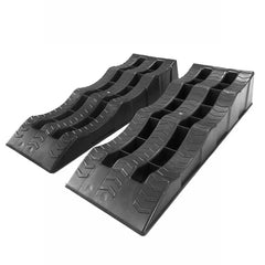 Car Leveling Ramps (2PCS) – RV Wheel Chocks & 3-Step Camper Leveling Blocks | Trailer Levelers for Motorhomes & Travel