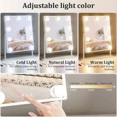 LED Makeup Mirror with 10x Magnifier