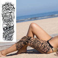 Full Arm Temporary Tattoo Sleeves for Men & Women – Realistic Fake Tattoos